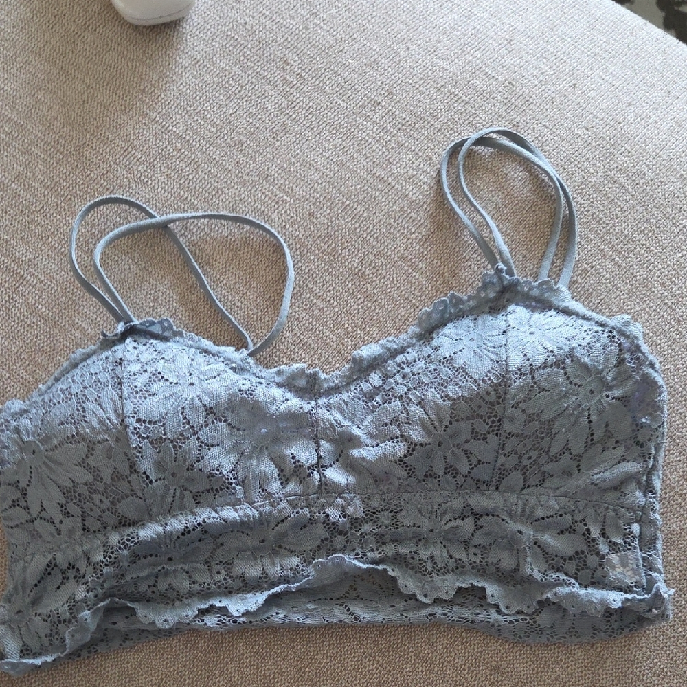 Lace Bralette in Gray